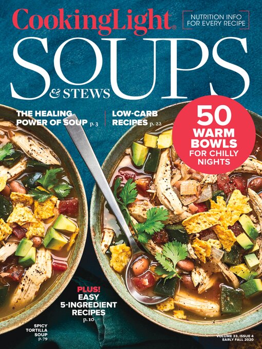 Title details for Cooking Light Soups & Stew by Cooking Light - Available